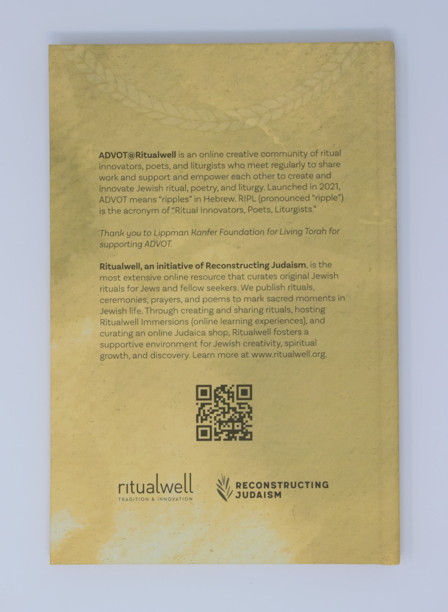 Weaving Through Time: Poems, Prayers, & Rituals by Members of ADVOT@Ritualwell (2024/5784)