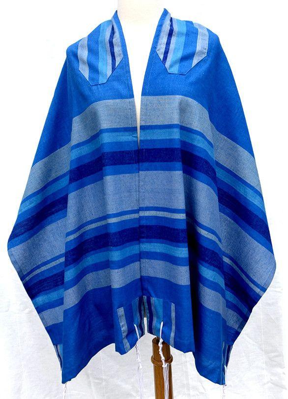 Handwoven Tallit: Tzedek