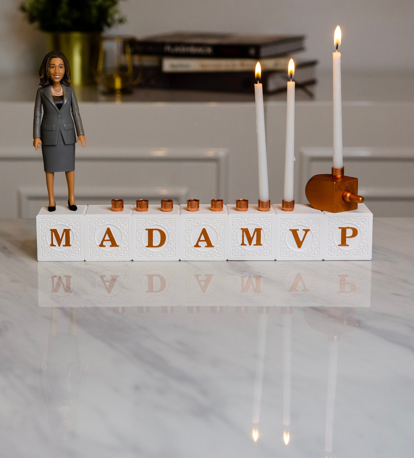 Madam VP Menorah