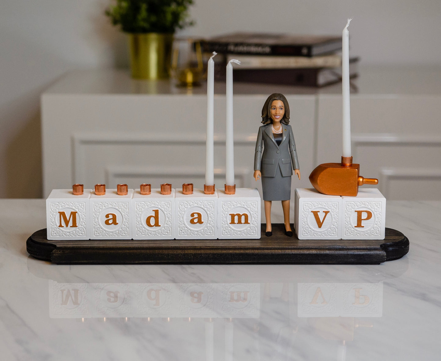 Madam VP Menorah