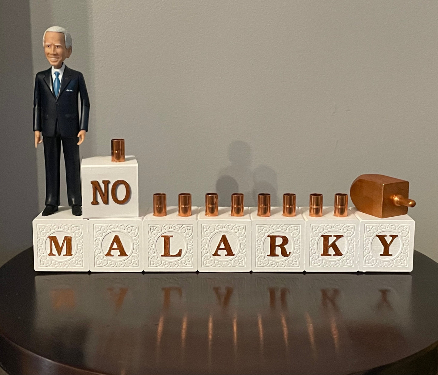 No Malarky Menorah
