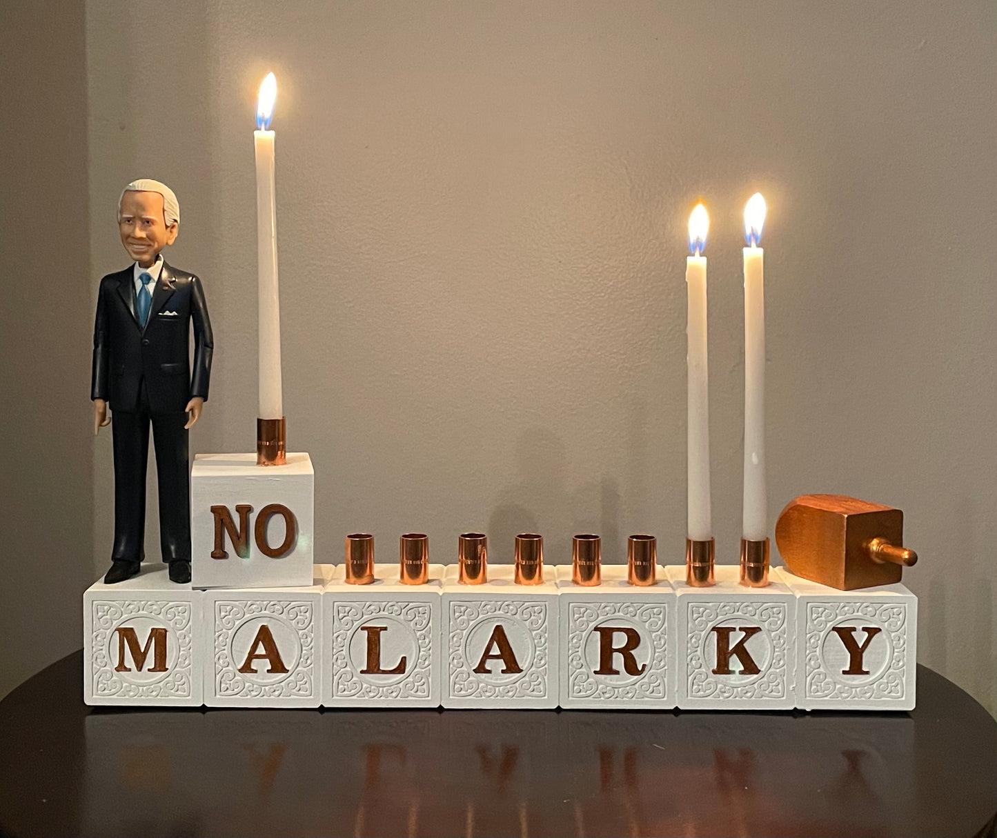 No Malarky Menorah