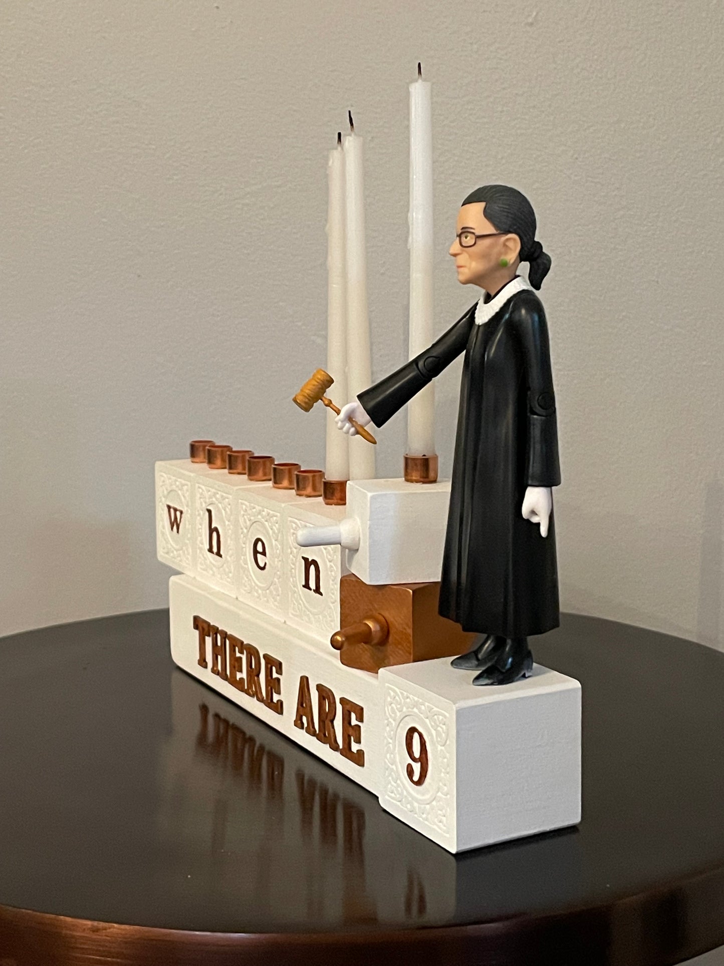 RBG Menorah – “When There Are Nine”