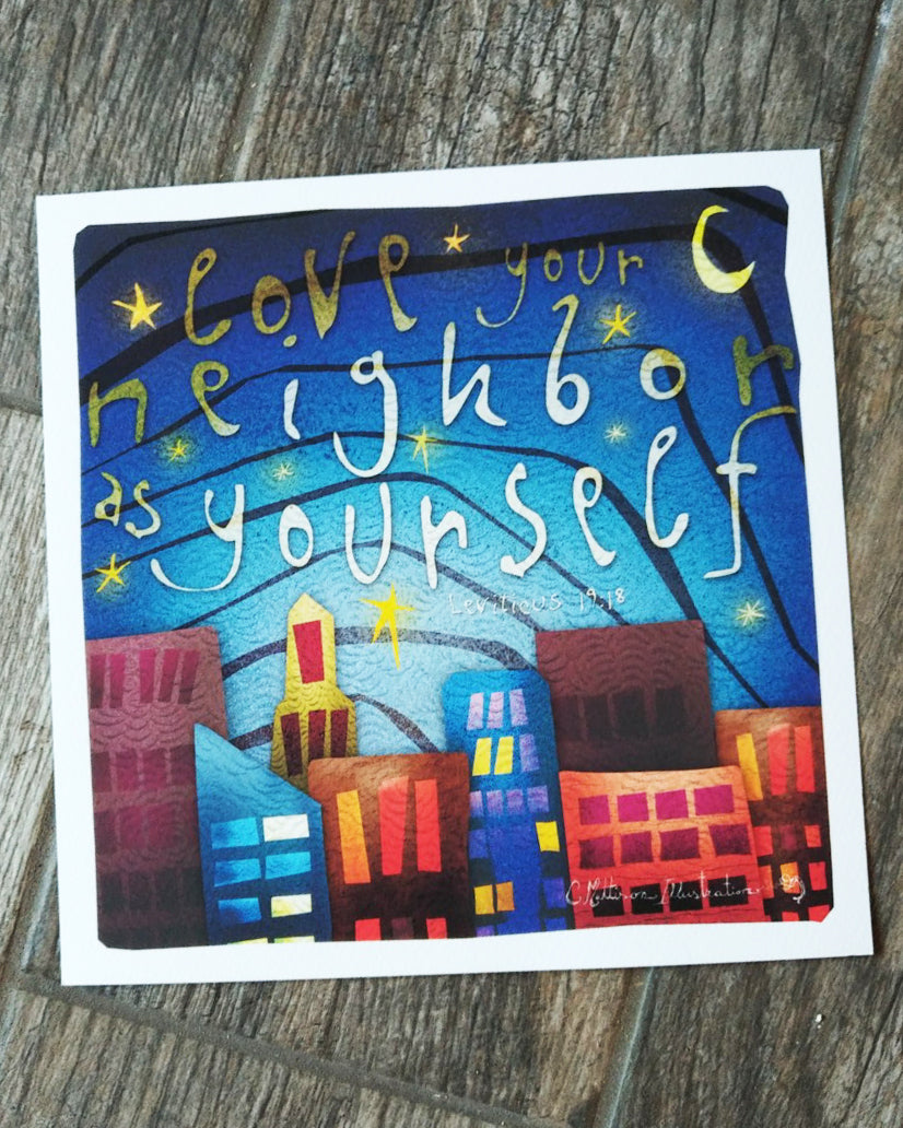 Love Your Neighbor Art Print