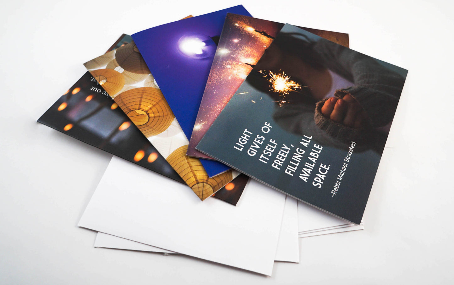 Spread Light Hanukkah Greeting Cards