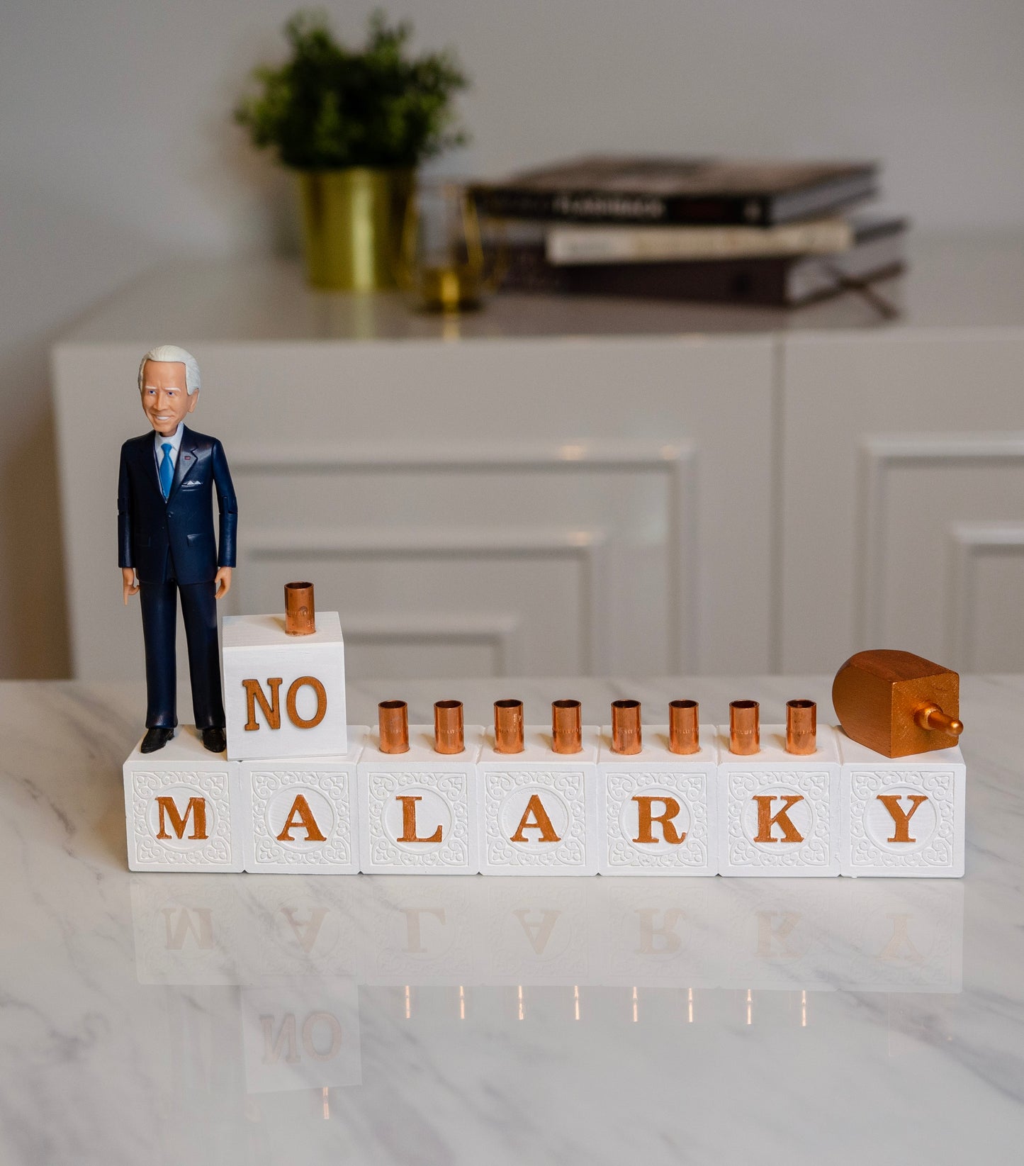 No Malarky Menorah