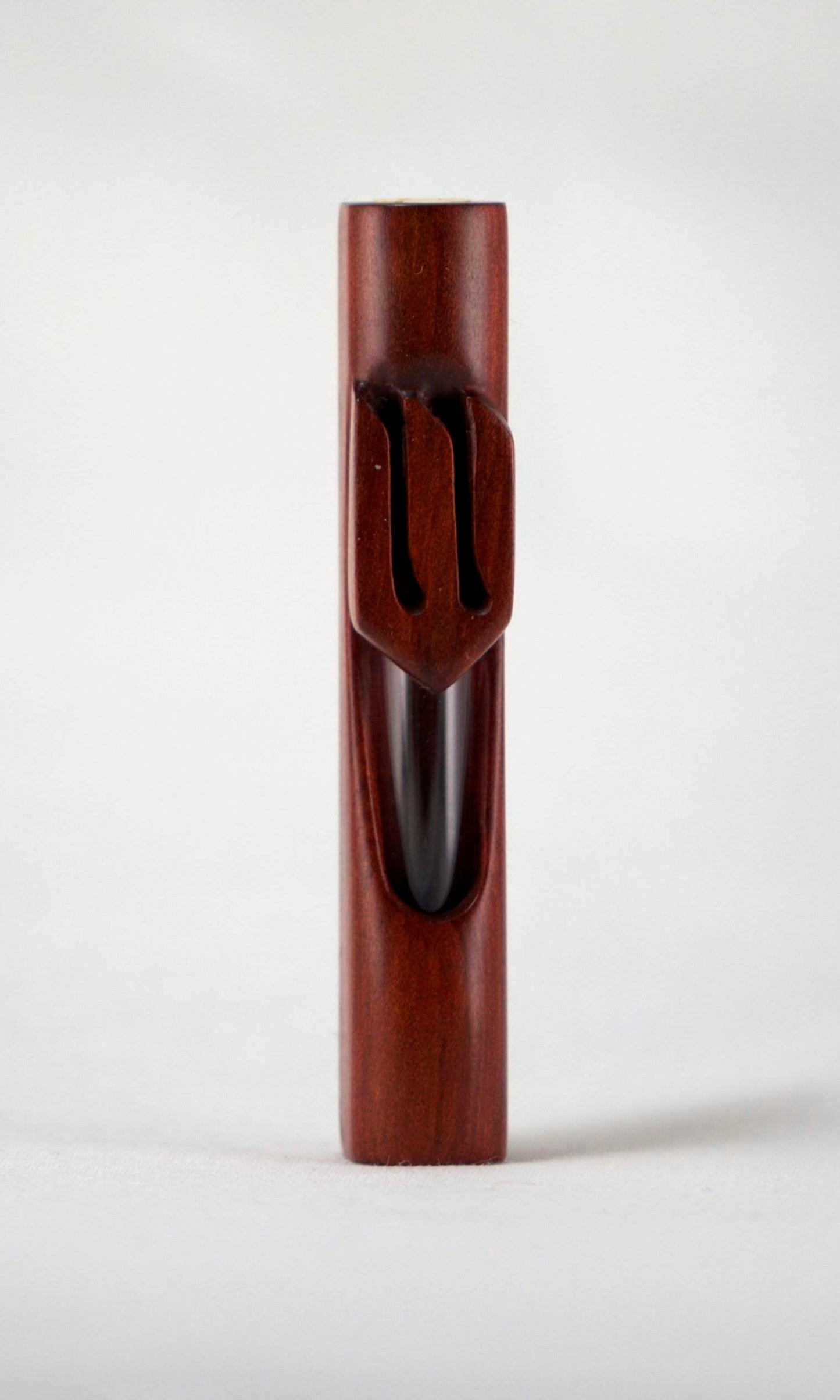 Small Redheart Mezuzah Case