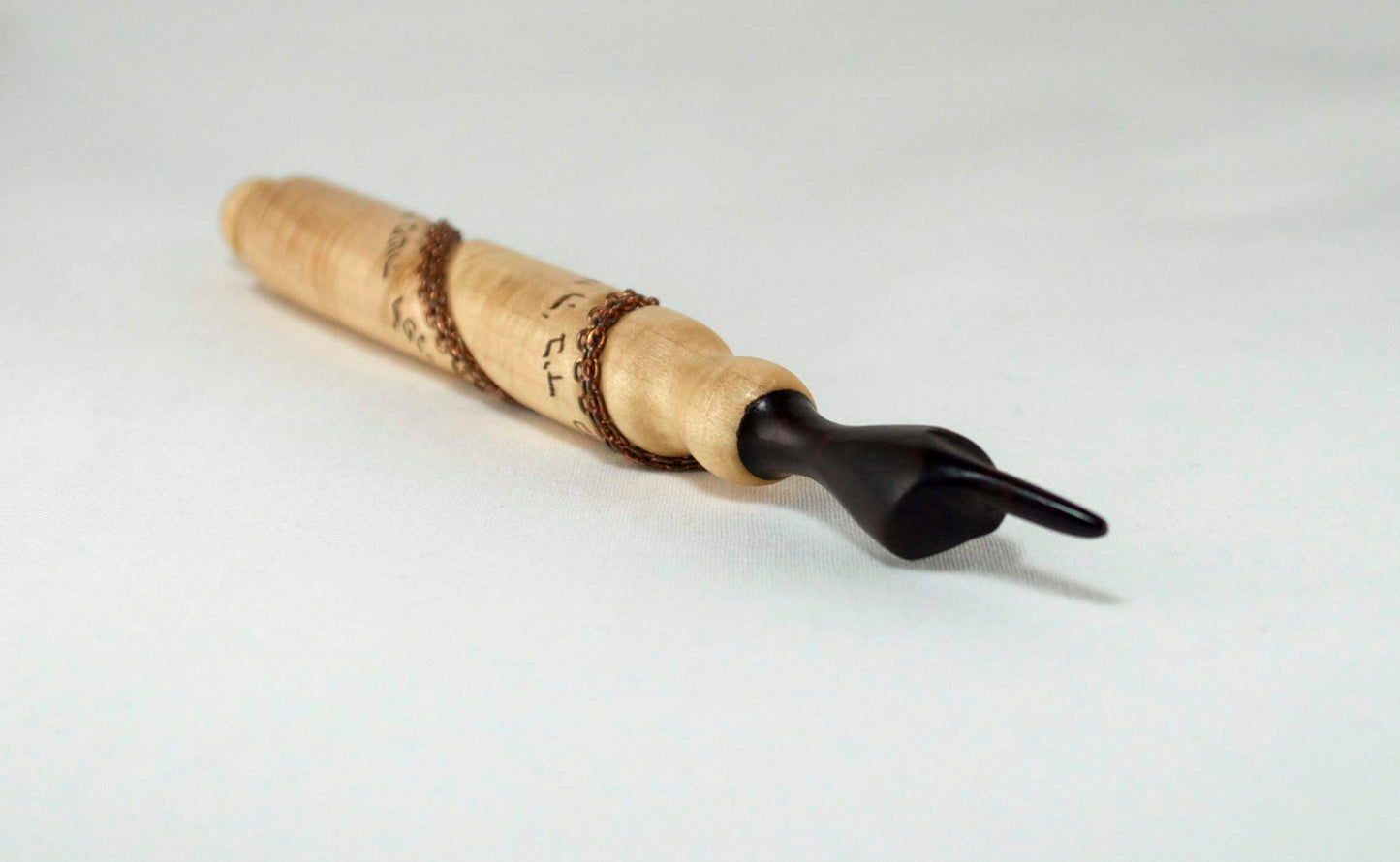 Single Spiral Maple and Cocobolo Yad (Torah Pointer)