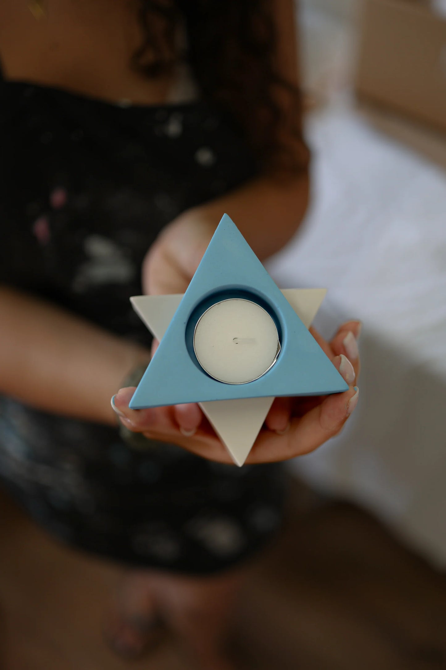 Star of David Shabbat Candle holders