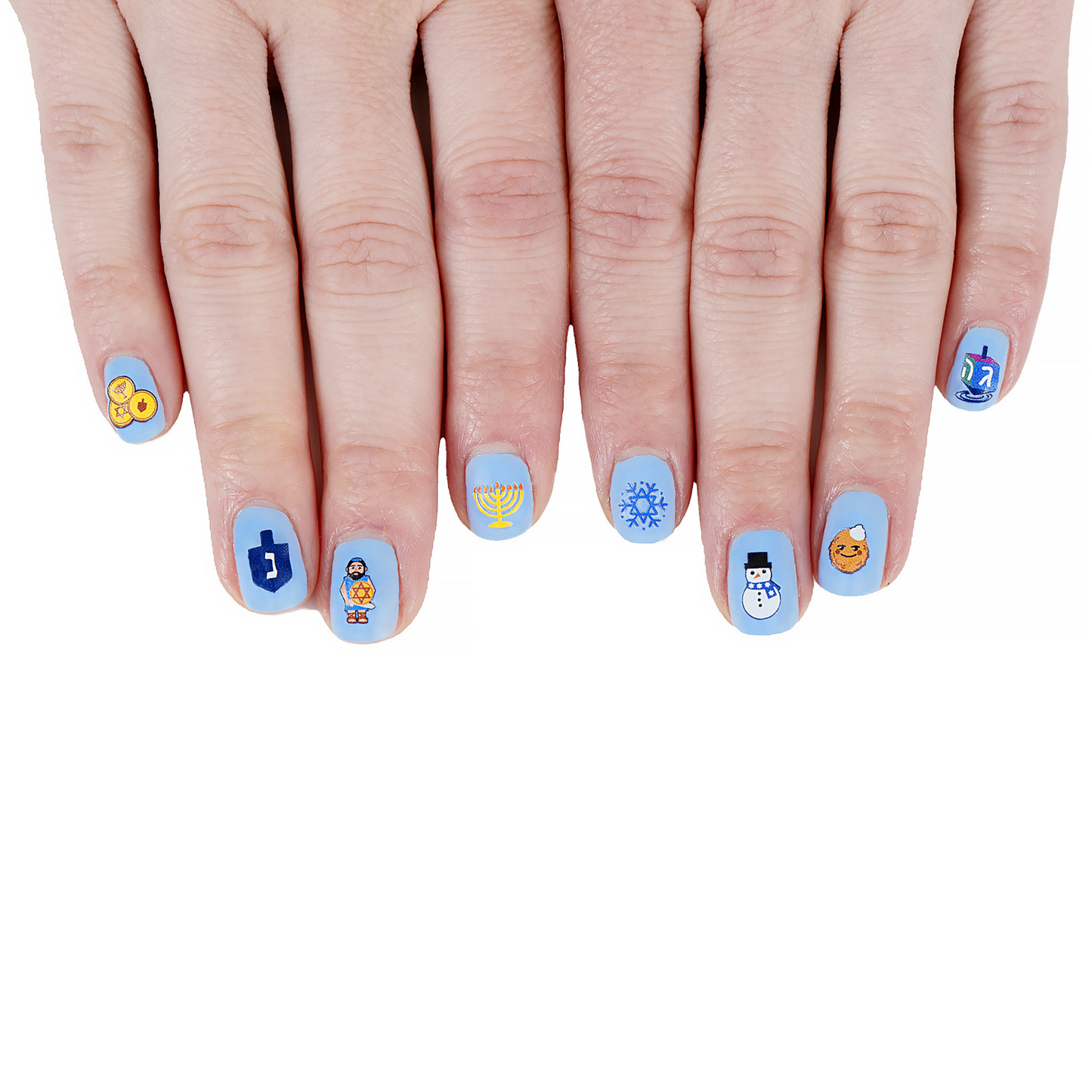 Hanukkah Nail Decals