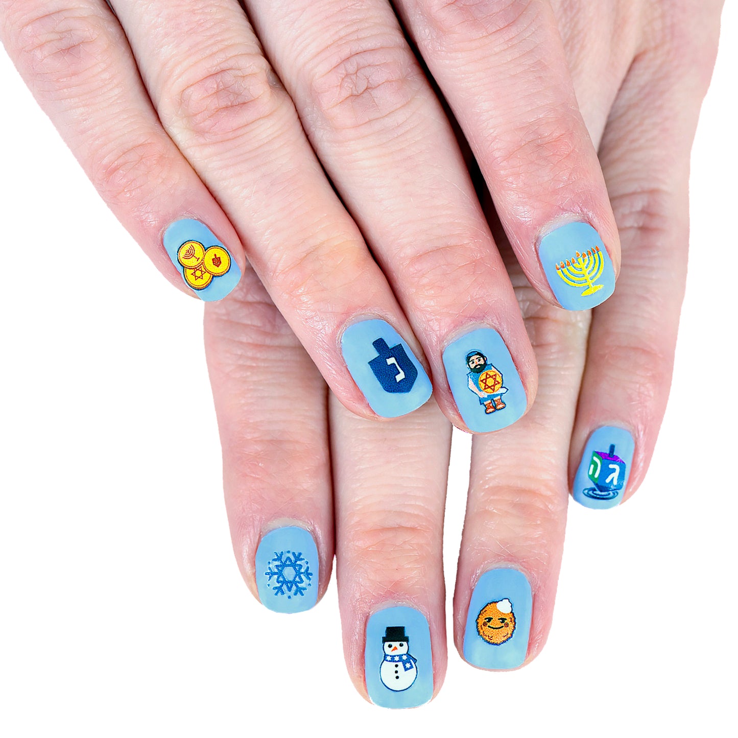 Hanukkah Nail Decals