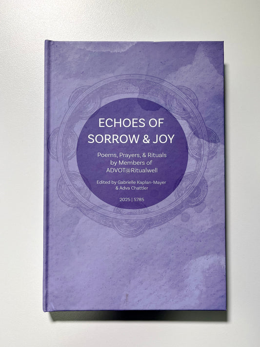 Echoes of Sorrow & Joy: Poems, Prayers, & Rituals by Members of ADVOT@Ritualwell (2025/5785)