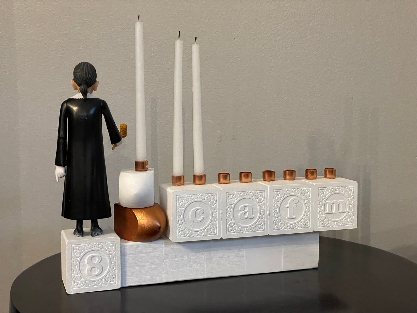 RBG Menorah – “When There Are Nine”