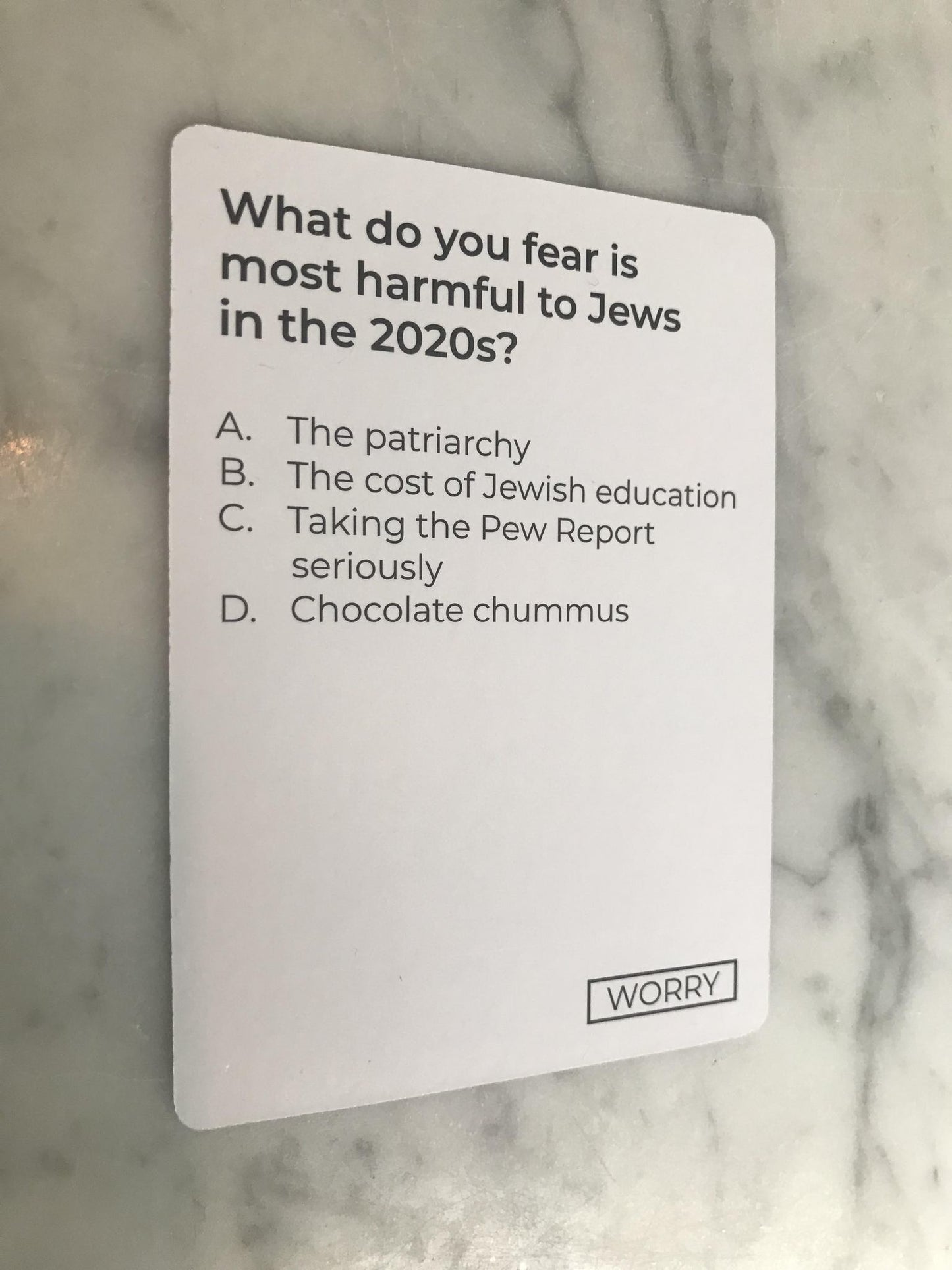 Jewish Card Revoked