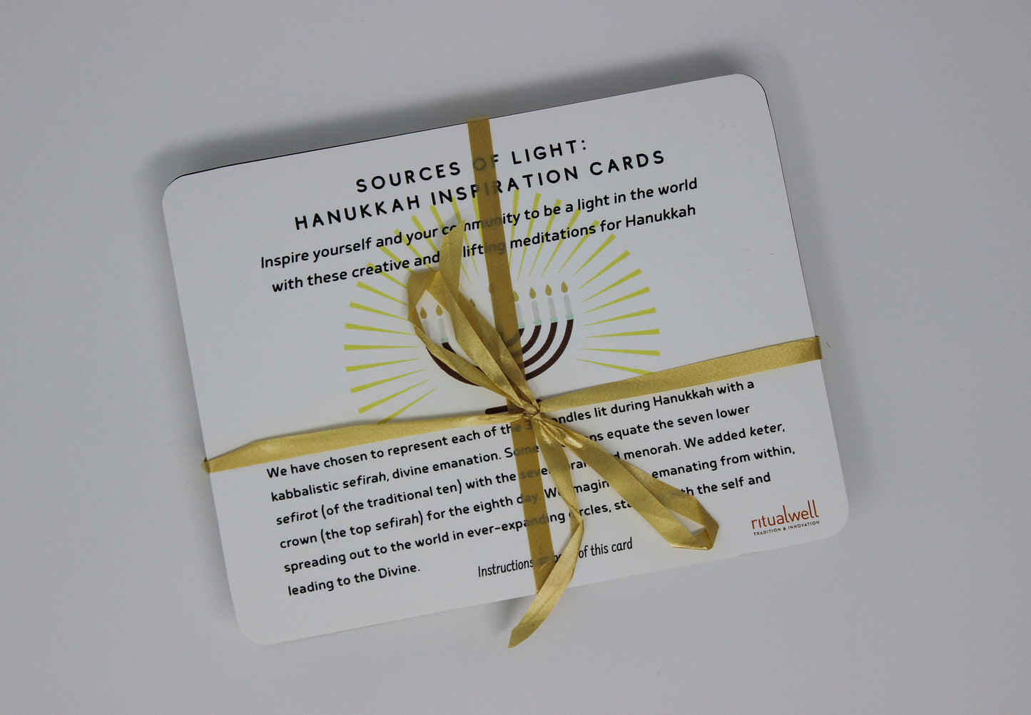 Sources of Light: Hanukkah Inspiration Cards